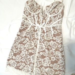 For Love and Lemons lace mini dress